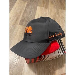 Black Clover New York Classic Black Hat "Live Lucky" One Size Snapback
